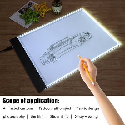 Tablet Digital Graphic Pad Art Painting Writing A4 LED Drawi