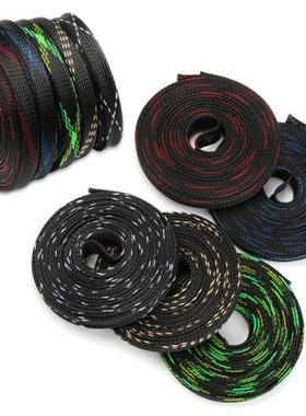 Dropship 5M 10M PET Expandable Braided Cable Sleeve Insulati