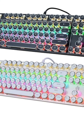 CARPRIE Gaming Keyboard Wired Mechanical Keyboards Ergonomic