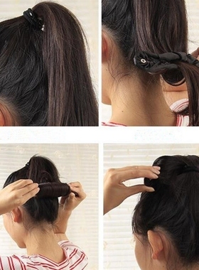 2 PCS Hair Donut Bun Clip Hair Twist Holder DIY Hair Styling