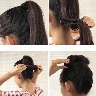 2 PCS Hair Donut Bun Clip Hair Twist Holder DIY Hair Styling