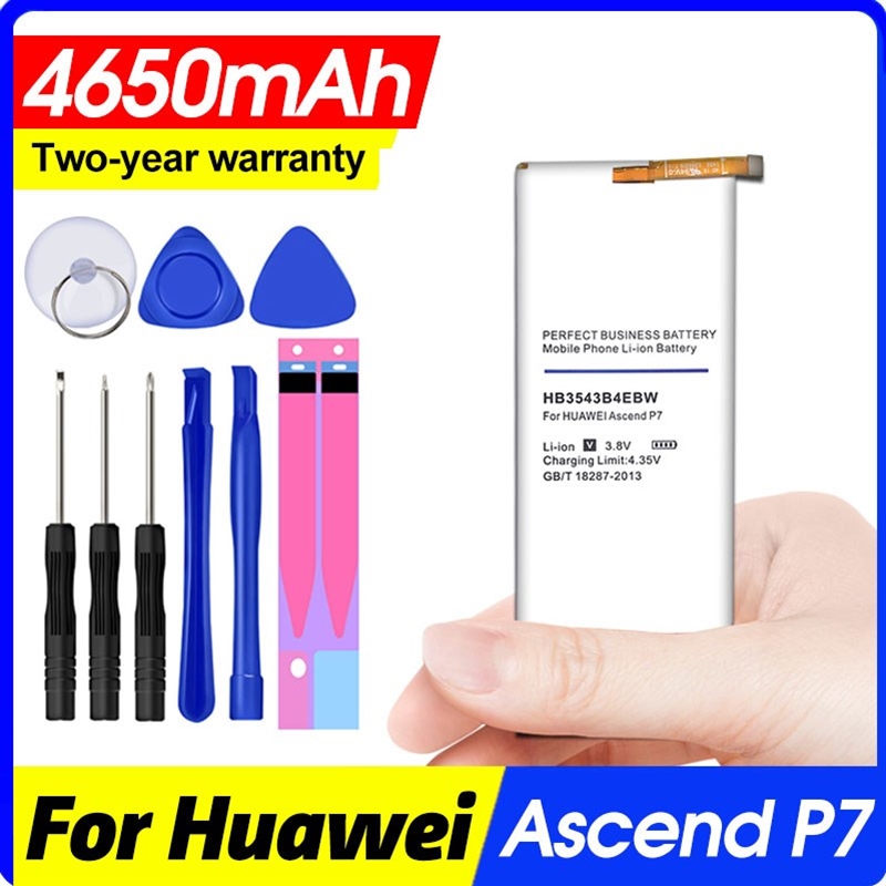 4650mAh HB3543B4EBW Battery for Huawei Ascend P7 P7 L07 L09