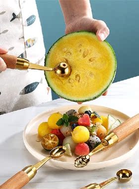 Funny Dig Ball Spoons Stainless Steel Melon Watermelon Ball