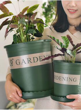 Creative Balcony Plastic Flower Pot Big Size Flower Pot