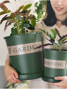 Creative Balcony Plastic Flower Pot Big Size Flower Pot