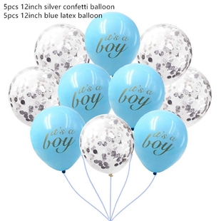 Baby Shower Decorations Its A Boy Girl Banner Gender Reveal
