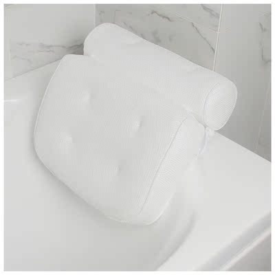 Bath Pillow Bathtub Spa Pillow  Non-slip 6 Large Suction s f