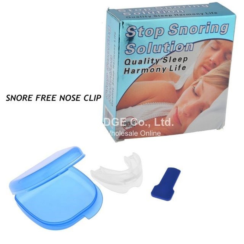 Anti Snoring SNORE NOSE CLIP s sleep apnea aid guard night