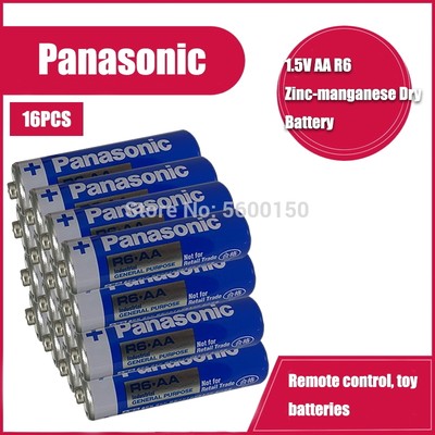 16PCS  R6 1.5V AA Battery Alkaline Batteries No Mercury Dry