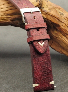 Onthelevel First Layer Calfskin Leather Watch Strap Handmad