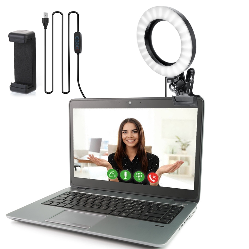 Selfie Ring Light For Laptop Computer Desktop Youtube, Ring