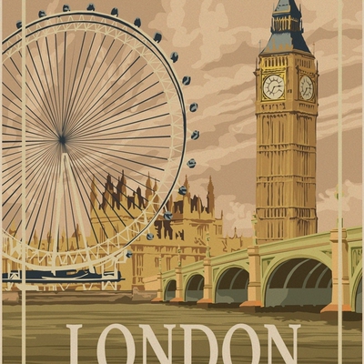 NEW YORK/TOULON/ HAWAII/ LONDON/LA LONDE/ DUMBO Art Travel