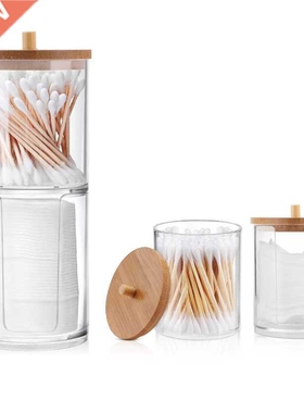 Makeup Cotton Pad Organizer Storage Box For Cotton Swabs Rod