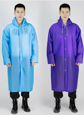 Durable Mens Womens One piece Waterproof Jacket Rain Coat H