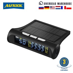 AUTOOL TW500 Car TPMS Tyre Pressure Monitoring System Solar