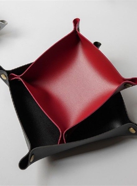 Storage Box PU Leather Storage Trays Home Decorative Trays