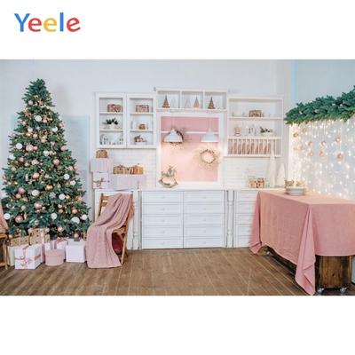 Yeele Christmas Backdrop Photocall Photozone White Board Ki