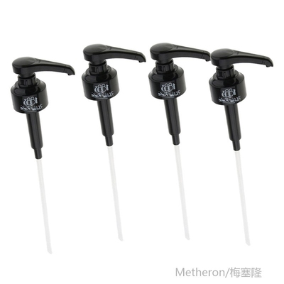 4 Pcs Coffee 1 Liter Dispenser Syrup Pump Black Liquid Dispe
