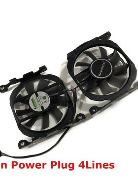 2pcs/set CF-12815B/S GPU Cooler Graphics Fan For ELSA GeForc