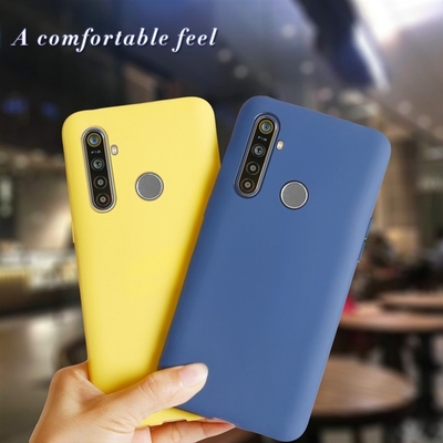 Liquid Silicone Case for Realme 5 5i 5Pro Case Bumper Luxur