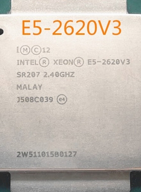E5 2620V3 Original  Xeon E5-2620V3 CP 6-CORE 2.40GHZ 15MB FC