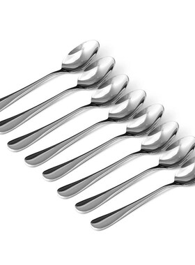 8 Pcs Demitasse Espresso Stainless Steel Spoon Tea Coffee So