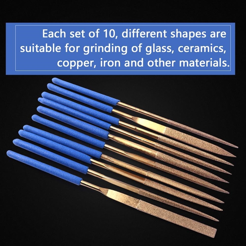 10Pcs 3x140mm Shaping Modelling  Jewellery Repair Ti Plated