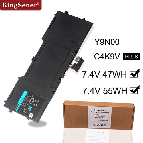 7.4V 55WH C4K9V New Laptop Battery for DELL XPS 12 XPS13- L3