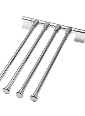 New Convenient 4 Arms Rotating Towel Bars Stainless Steel Wa