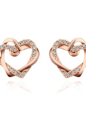E745 WholesaleNickle Free Antiallergic18K Gold Plated Earrin