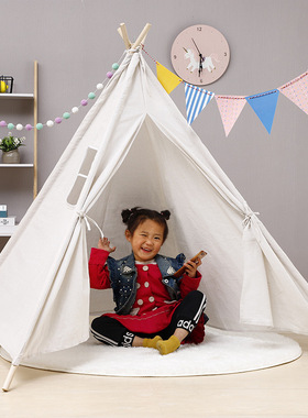 Carpa para bebé de dibujos animados, Tipi triangu