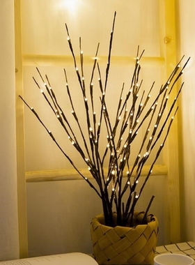 20led Christmas Tree Branch Light Party Battery Powered Lamp