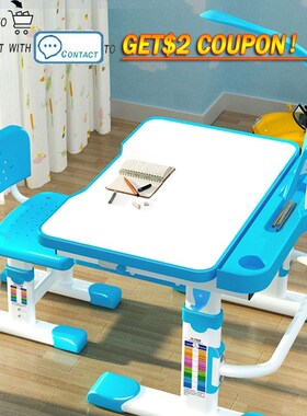 Transformer Children Study Desk for Child with Tilt Desktop