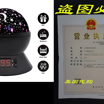 Star Sky Night Lamp,ANTEQI Baby Lights?360 Degree Roma