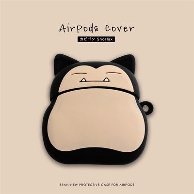 Cartoon Snorlax Kabigon Cute Bear Headphone Cases for Apple