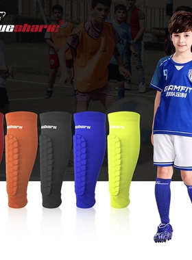 Queshark Kids Soccer Shin Guards Children Crashproof Footba
