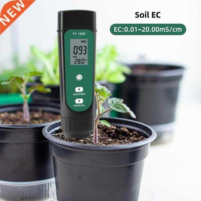 3-In-1 Digitl Soil Tester LED Screen Soil EC / Humidity / T