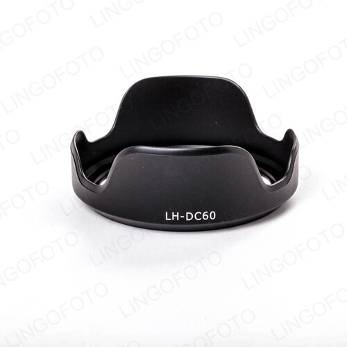 Professional LH DC60 Lens Hood Flower Shaped Hood for canon