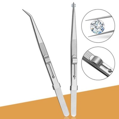 Professional Stainless Steel Jewelry Tweezers HIgh Quality f