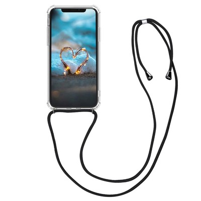 For iPhone 12 Pro Max 6.7in Lanyard Neck Strap Retractable