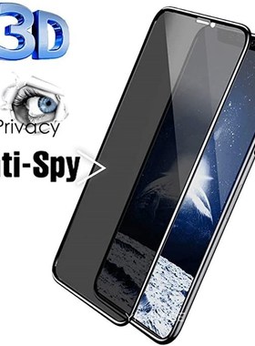 Full Cover Private Screen Protector For iPhone 12 11 Pro X