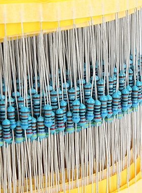 600pcs 1/4W 1% Metal Film Resistor 30 Values 10 Ohm-1M Ohm R