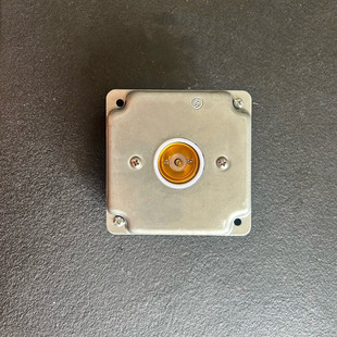 美式复古工业风灯源底座明装开关插座E27灯具接线盒金属镀锌底盒