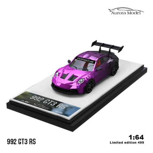 AM Aurora 1:64 保时捷992 GT3 RS 合金汽车模型,玩具/童车/益智/积木/模型,合金车/玩具仿真车/收藏车模,淘宝优惠券,粉丝福利购,淘宝优惠卷