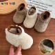 真羊毛女宝雪地靴软底加厚学步鞋 婴儿棉鞋 冬季 男童短靴加绒毛毛鞋