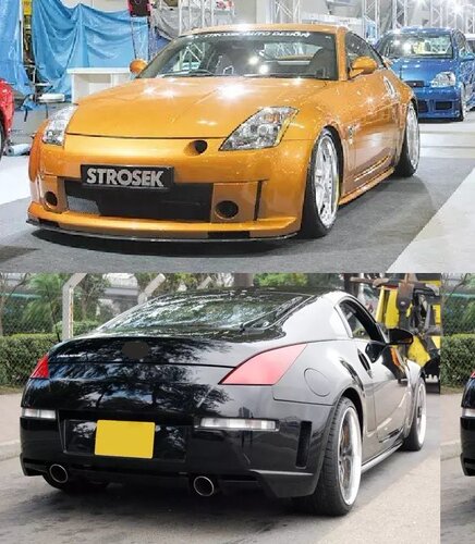 350Z\Z33改装STROSEK款前杠\后杠\侧裙\大包围