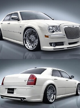 克莱斯勒300C改装kenstyle款前杠\后唇\侧裙\大包围