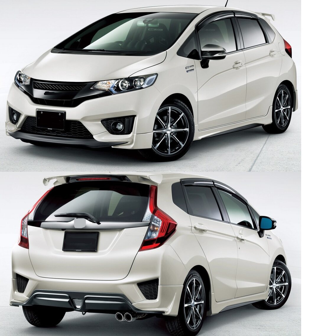 高品质14款FIT GK5\JAZZ RS\Hybrid改装M款前唇\后唇\侧裙\飞度