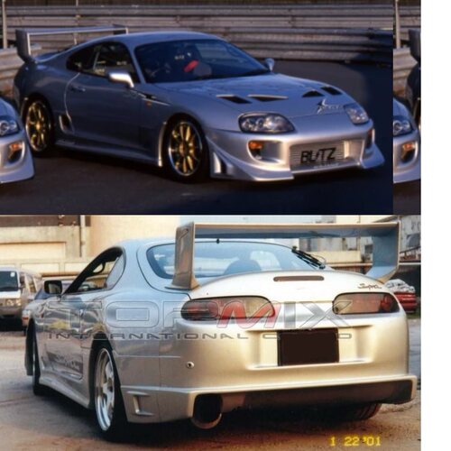 高品质Supra A80改装BZ款前杠\后杠\侧裙\大包围