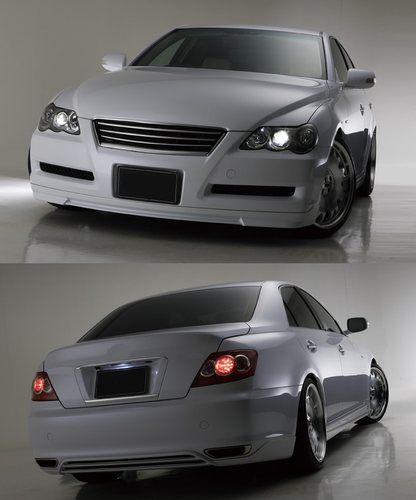 高品质锐志\MARK X改装WA款VIP前唇\后唇\侧裙\小包围